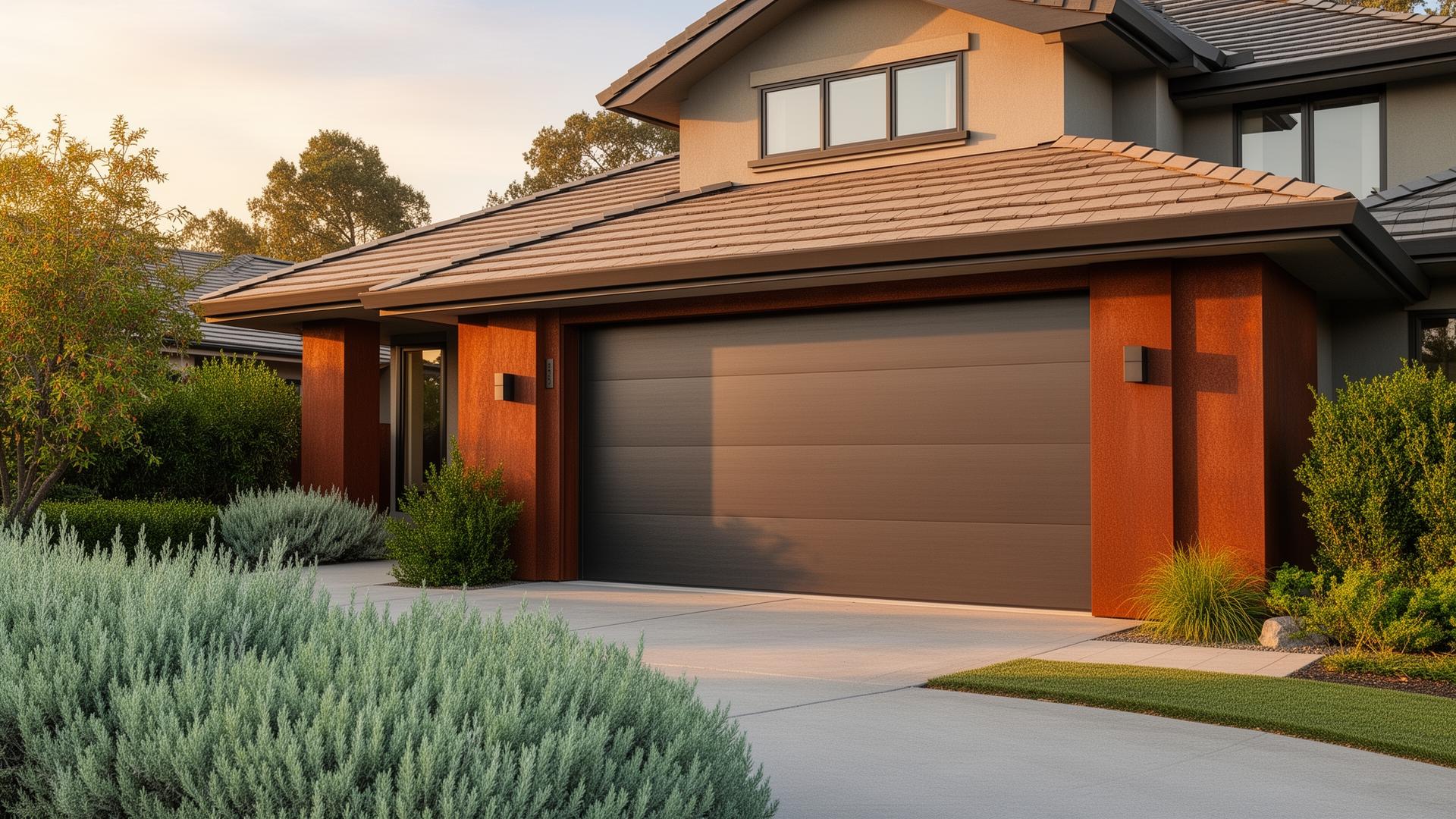 Professional aluminum garage door installation in Hockley, Texas